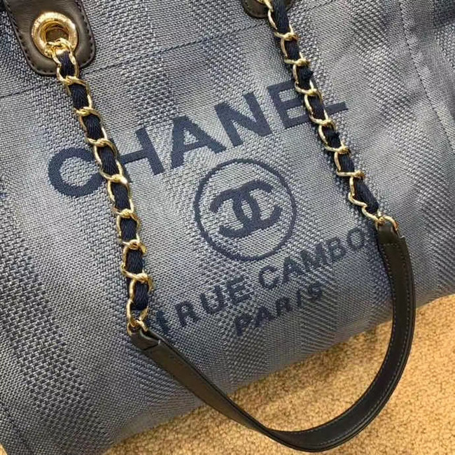 Chanel Shopping bag A66941 blue