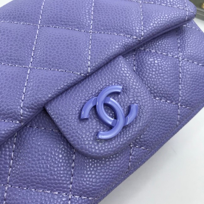 Chanel mini flap bag 8219 Lavender