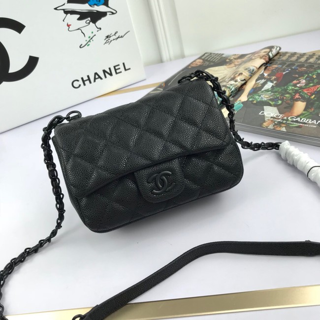 Chanel mini flap bag 8219 black