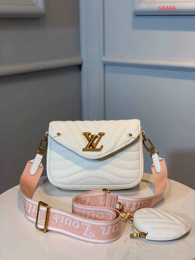 LOUIS VUITTON NEW WAVE Shoulder Bag M56466 white