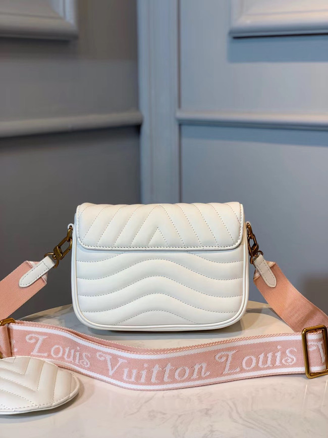 LOUIS VUITTON NEW WAVE Shoulder Bag M56466 white 