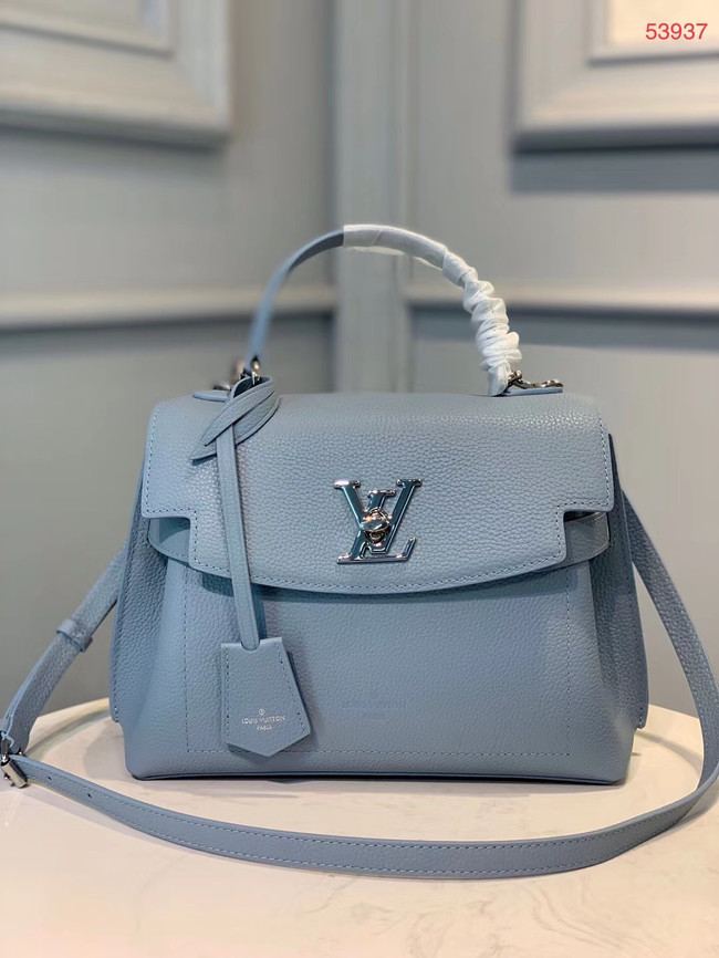 Louis vuitton original LOCKME EVER BB M53937 light blue