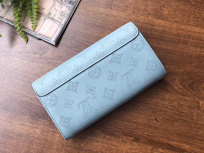 Louis vuitton original Iris Wallet M60145 blue