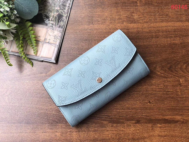 Louis vuitton original Iris Wallet M60145 blue