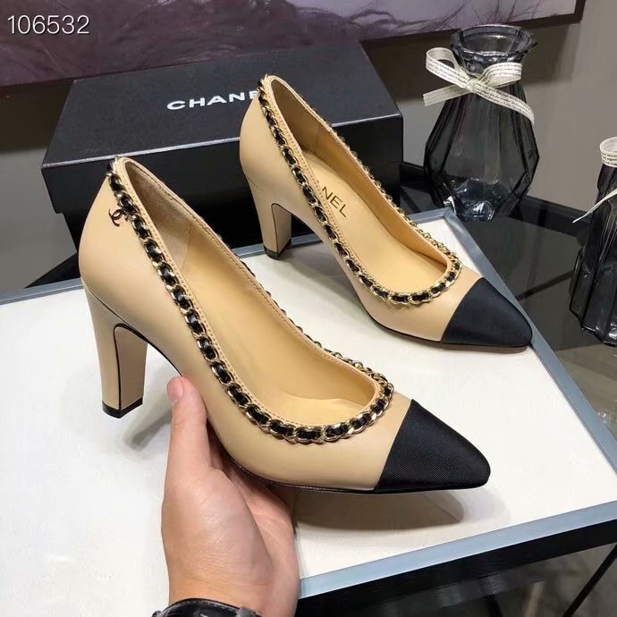 Chanel Shoes CH2595KFC-1 Heel height 8CM