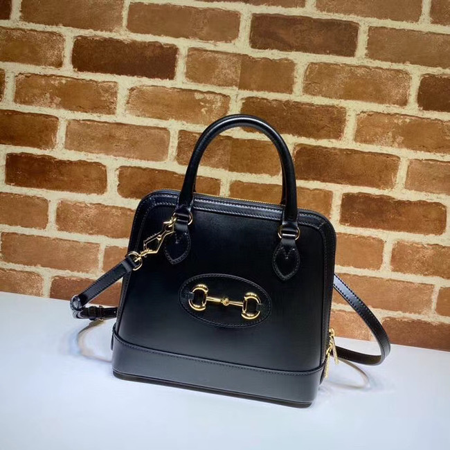 Gucci 1955 Horsebit small top handle bag 621220 black