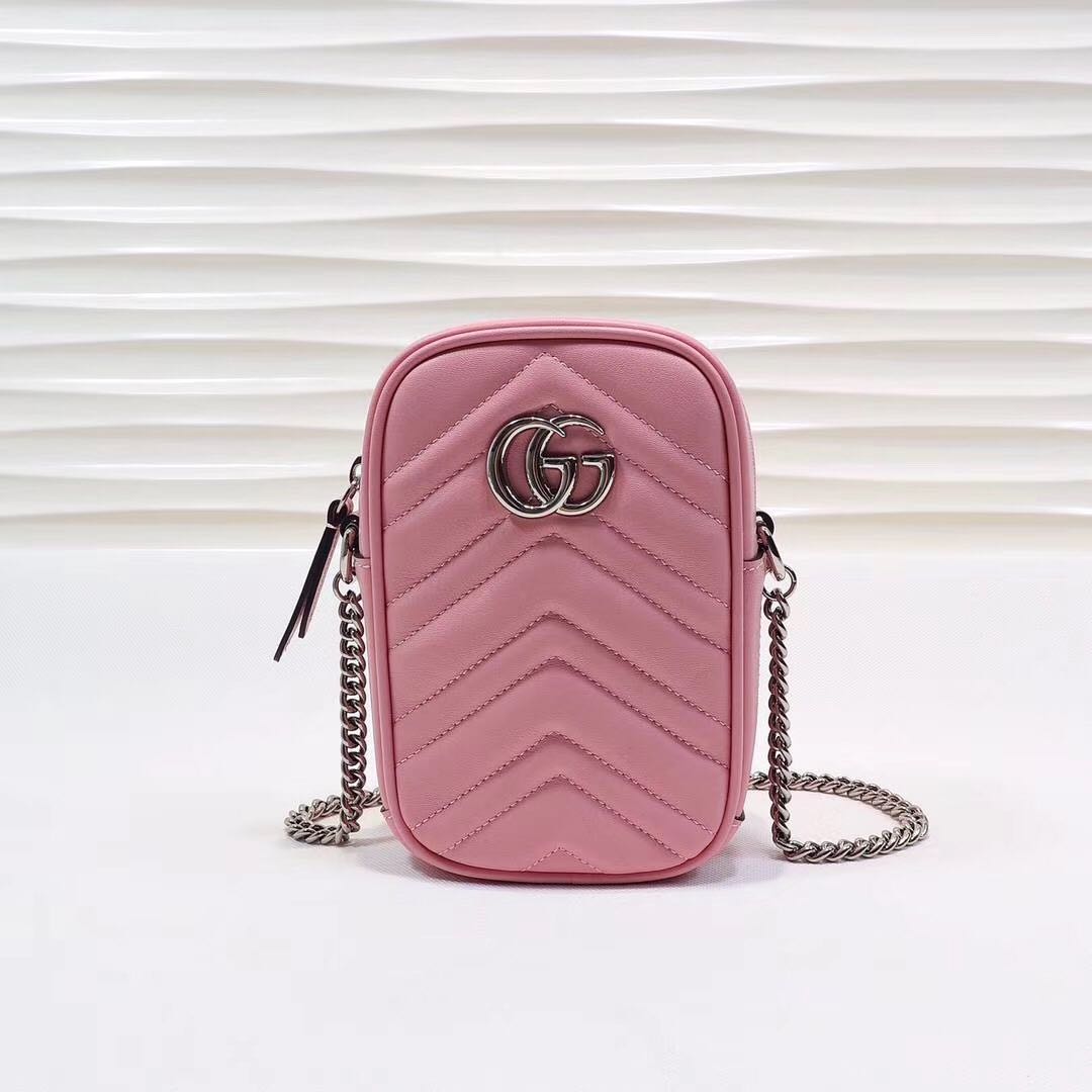 Gucci GG Marmont Mini Bag 575188 Pink