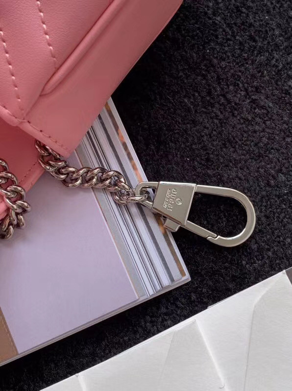 Gucci GG Marmont super mini bag 476433 Pastel pink