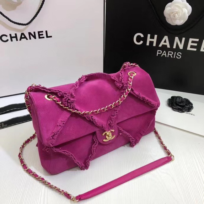 Chanel Flap Bag Original Chamois AS1502 rose