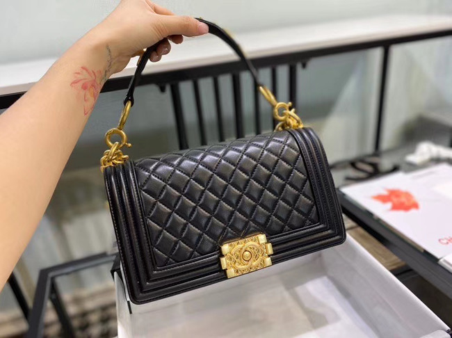 BOY CHANEL flap bag A67086 black