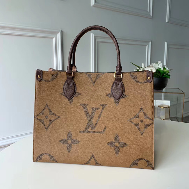 Louis vuitton original ONTHEGO Monogram Reverse Medium tote bag M45321