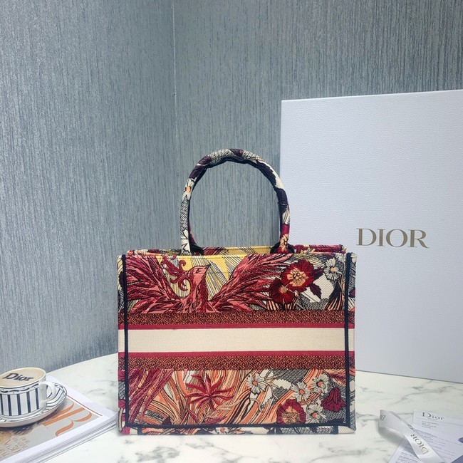 SMALL DIOR BOOK TOTE Embroidered M1296-2