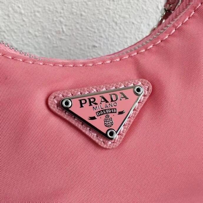 Prada Re-Edition nylon mini shoulder bag 1TT122 pink