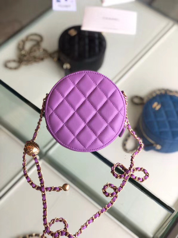 Chanel Original mini Sheepskin bag AS1449 Lavender