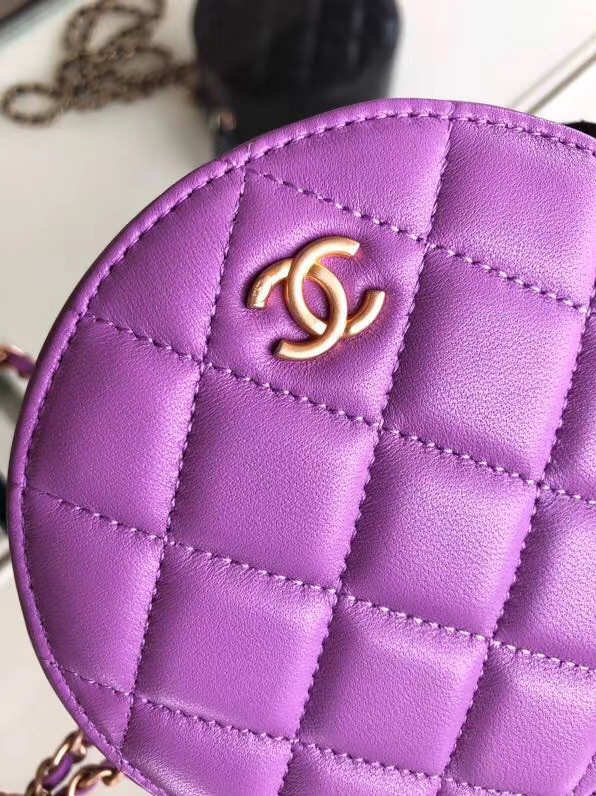 Chanel Original mini Sheepskin bag AS1449 Lavender