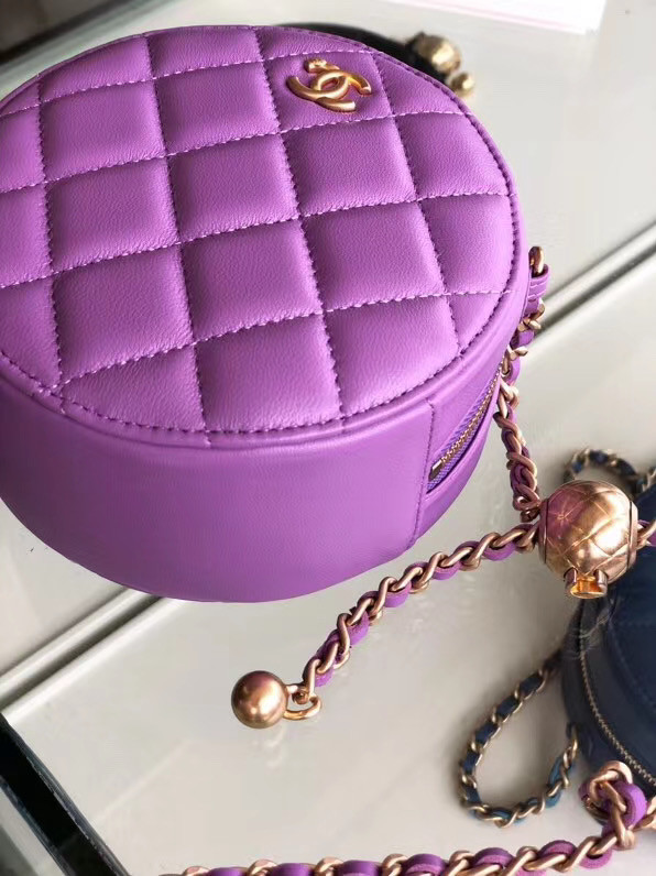 Chanel Original mini Sheepskin bag AS1449 Lavender