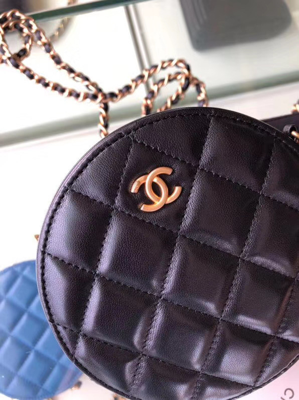 Chanel Original mini Sheepskin bag AS1449 black