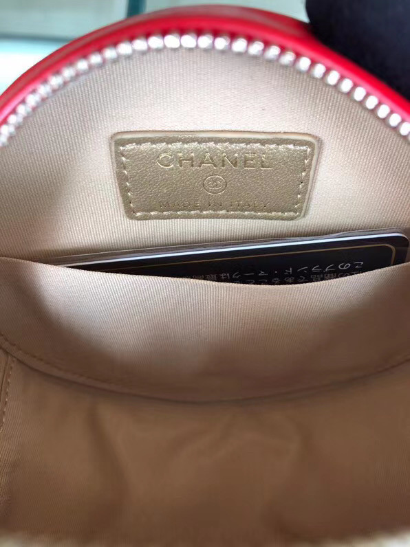 Chanel Original mini Sheepskin bag AS1449 red