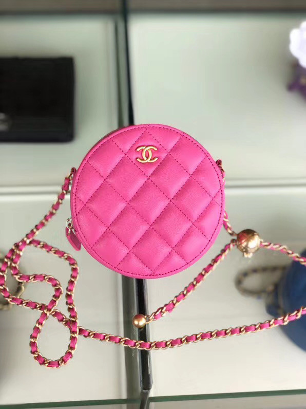 Chanel Original mini Sheepskin bag AS1449 rose