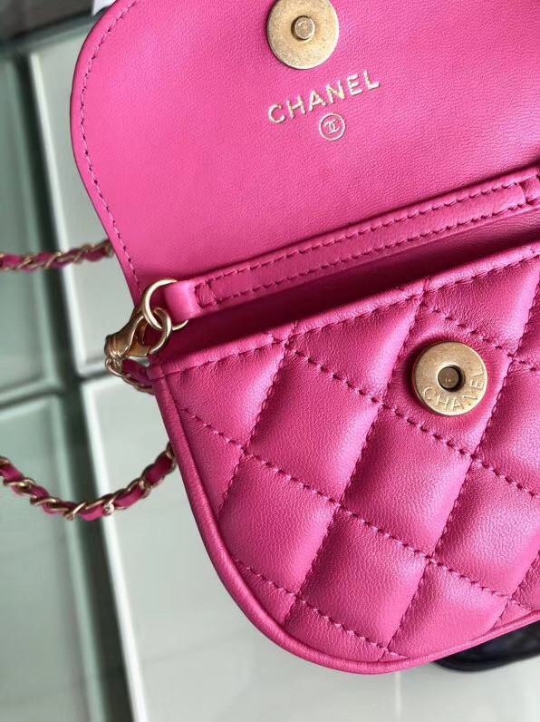 Chanel Sheepskin Original Leather Pocket AP1461 rose