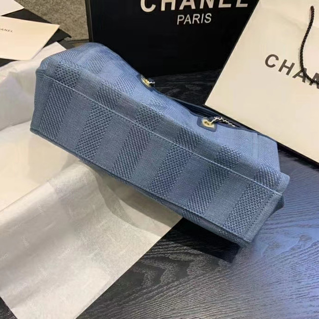 Chanel Large Shoulder Bag A67001 blue