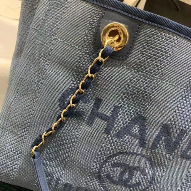 Chanel Large Shoulder Bag A67001 blue