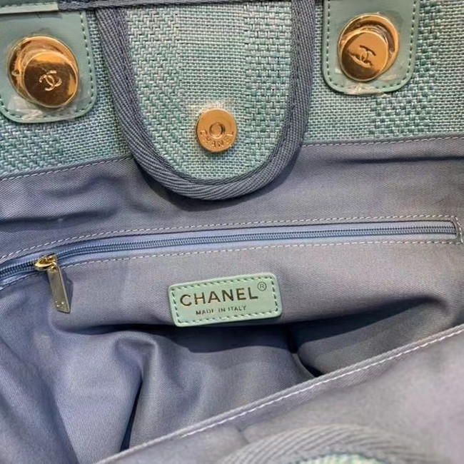 Chanel Shopping bag A66941 sky blue