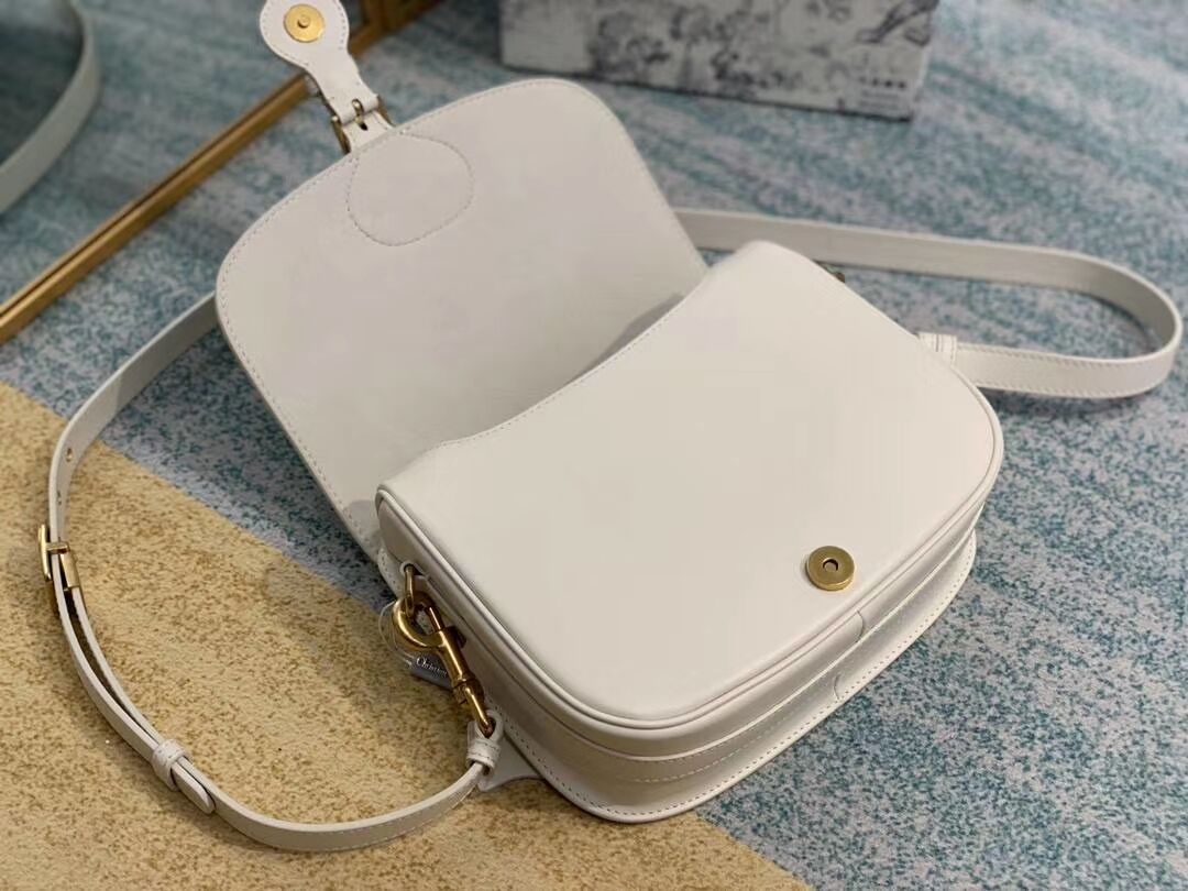 Dior SOFT CALFSKIN BAG  medium C0317 white 