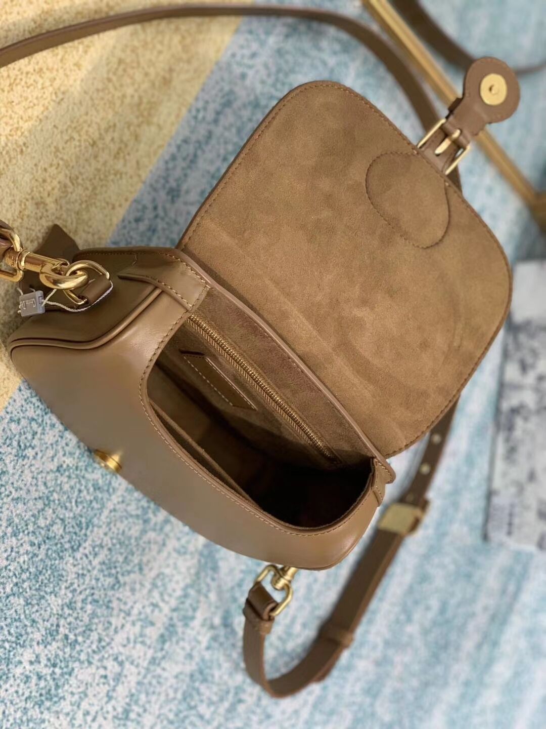 Dior SOFT CALFSKIN BAG small C0319 Caramel