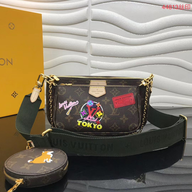 Louis Vuitton Original Monogram Canvas M44813 blackish green