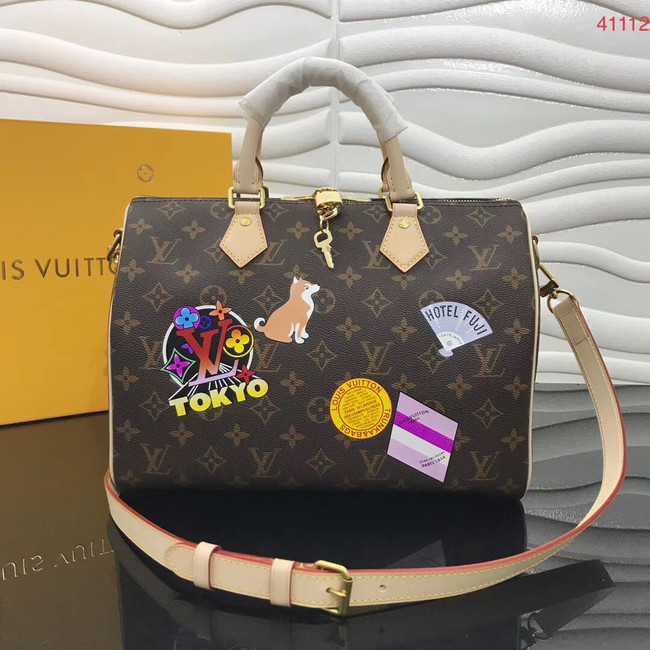 Louis vuitton original leather SPEEDY 30 Monogram Canvas M41112