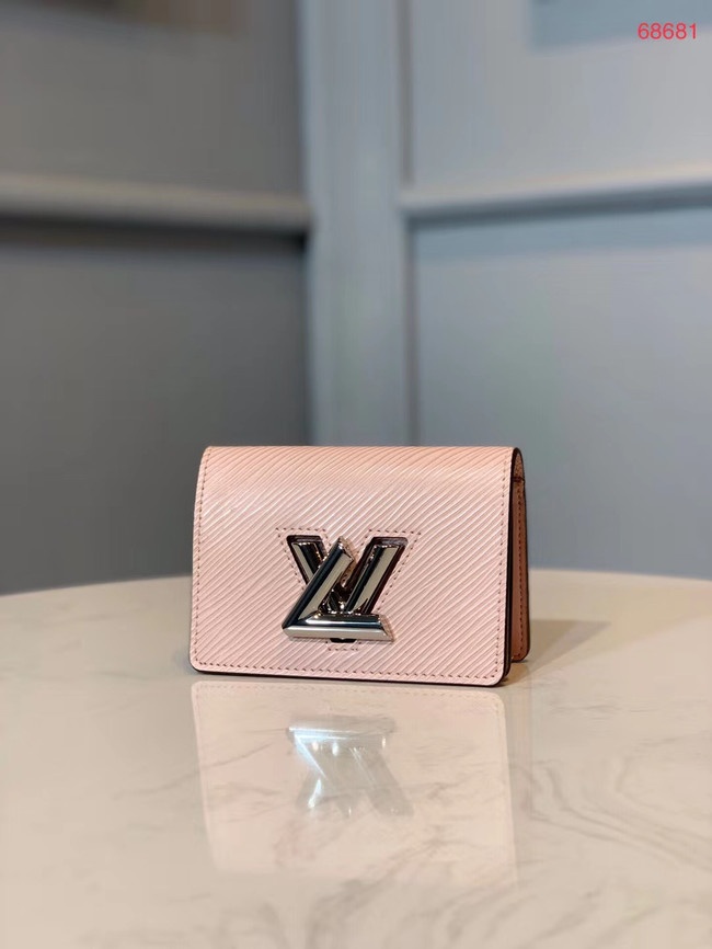 Louis vuitton original TWIST MULTICARTES card holder M68681 pink