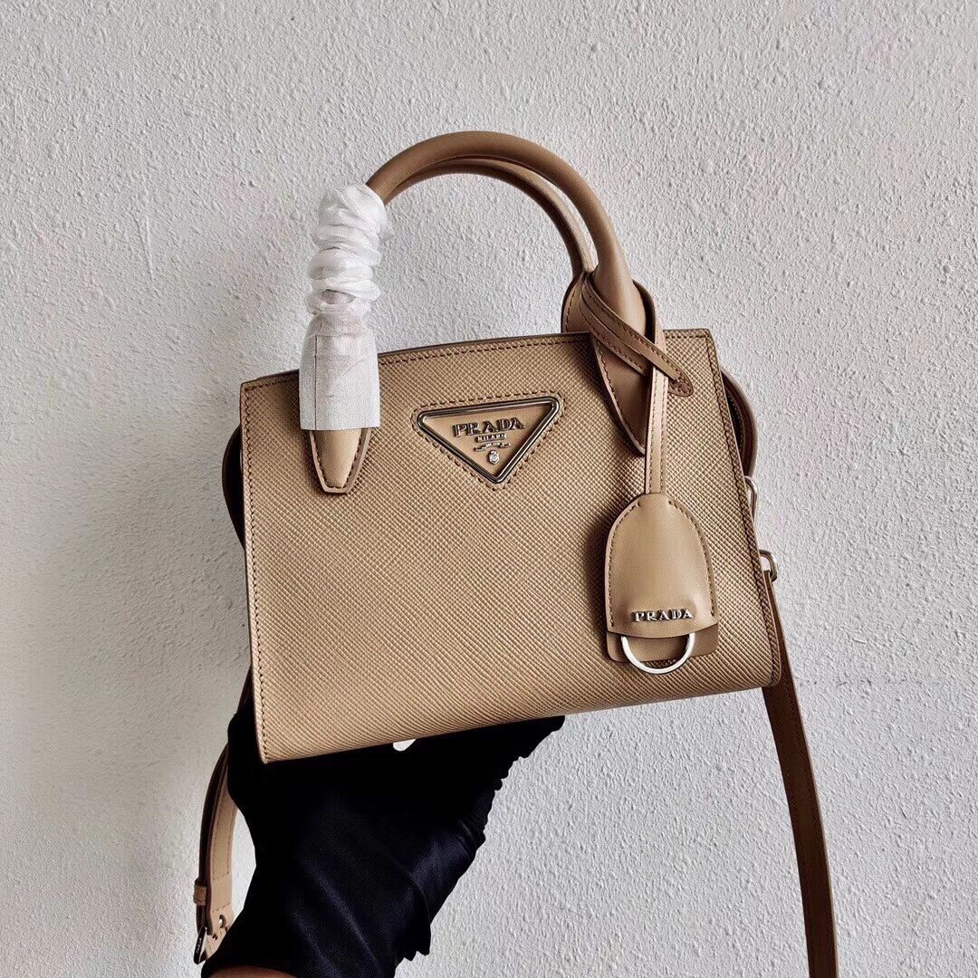 Prada Saffiano leather mini-bag 2BA269 apricot