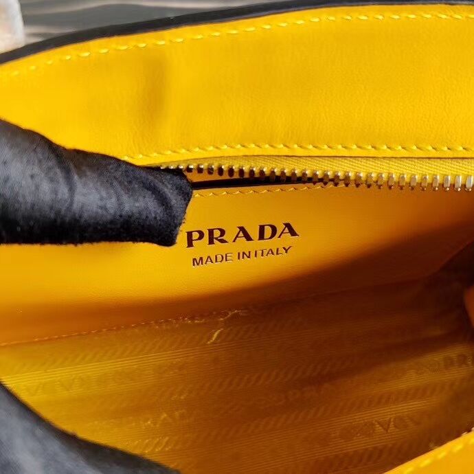 Prada Saffiano leather mini-bag 2BA269 yellow