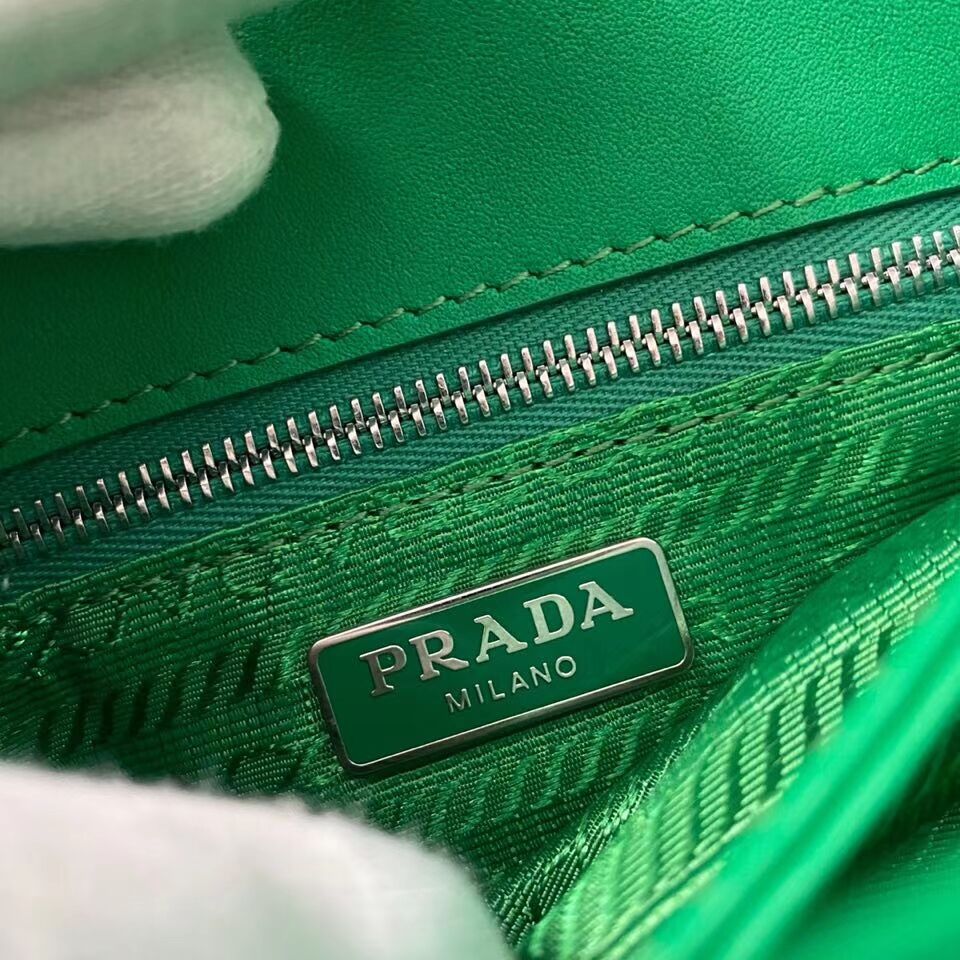 Prada Saffiano leather mini shoulder bag 2BD032 green