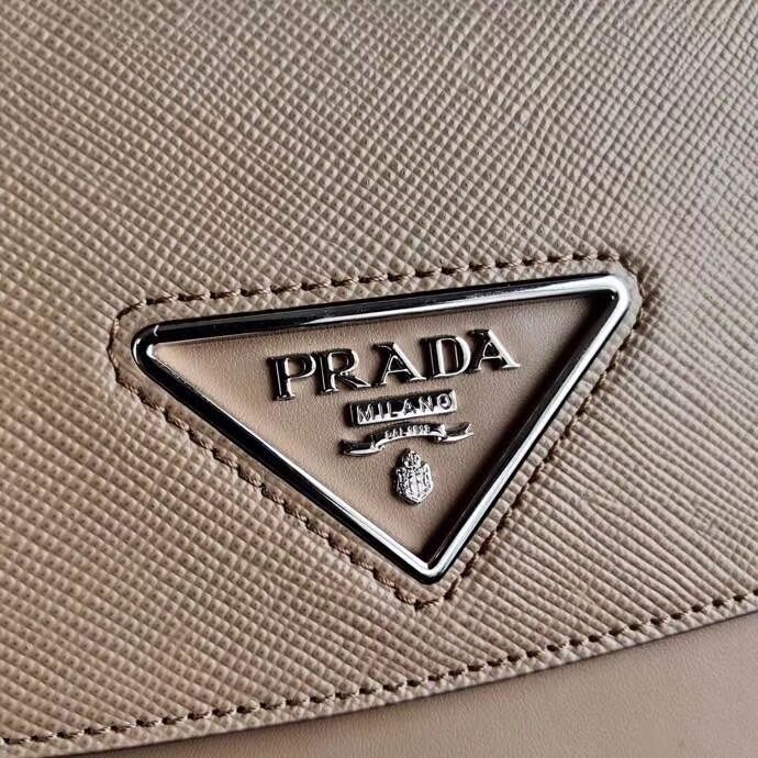 Prada Saffiano leather mini shoulder bag 2BD249 apricot