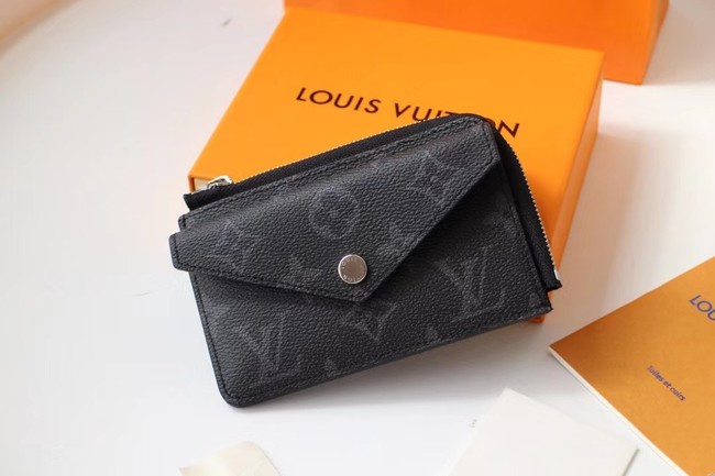 Louis vuitton original Monogram Eclipse CARD HOLDER M60167 black