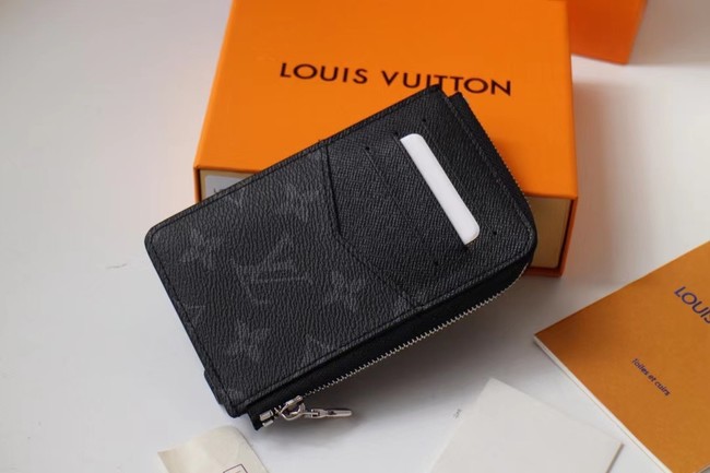 Louis vuitton original Monogram Eclipse CARD HOLDER M60167 black