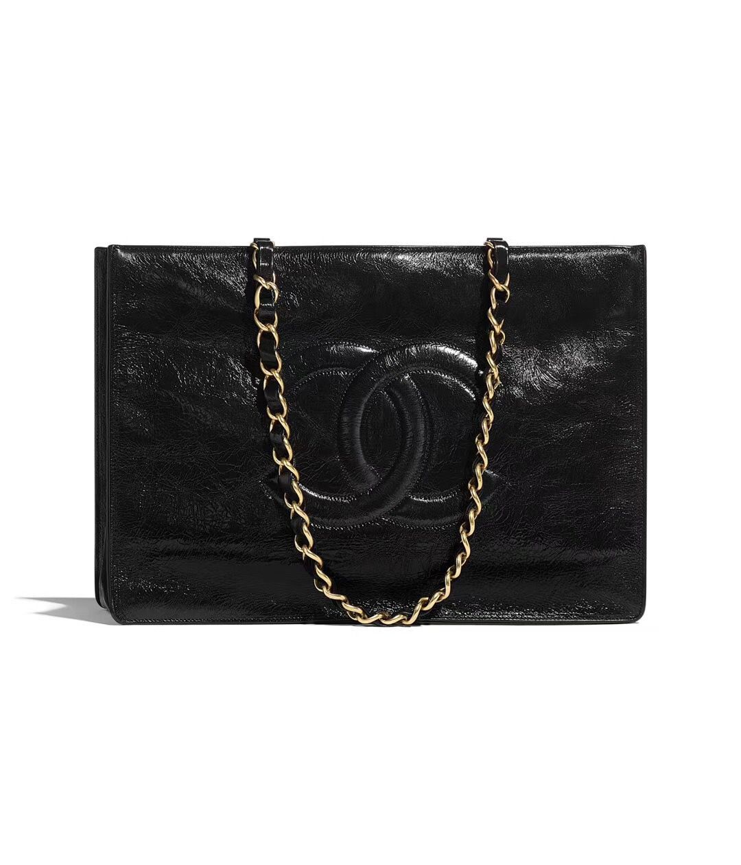 Chanel Original Leather Tote Shopping Bag AS1943 Black