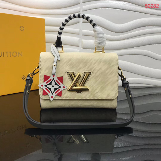 Louis vuitton original CRAFTY TWIST tote bag M56780 cream