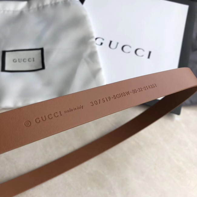 Gucci Original Calf Leather 20MM 3305-1