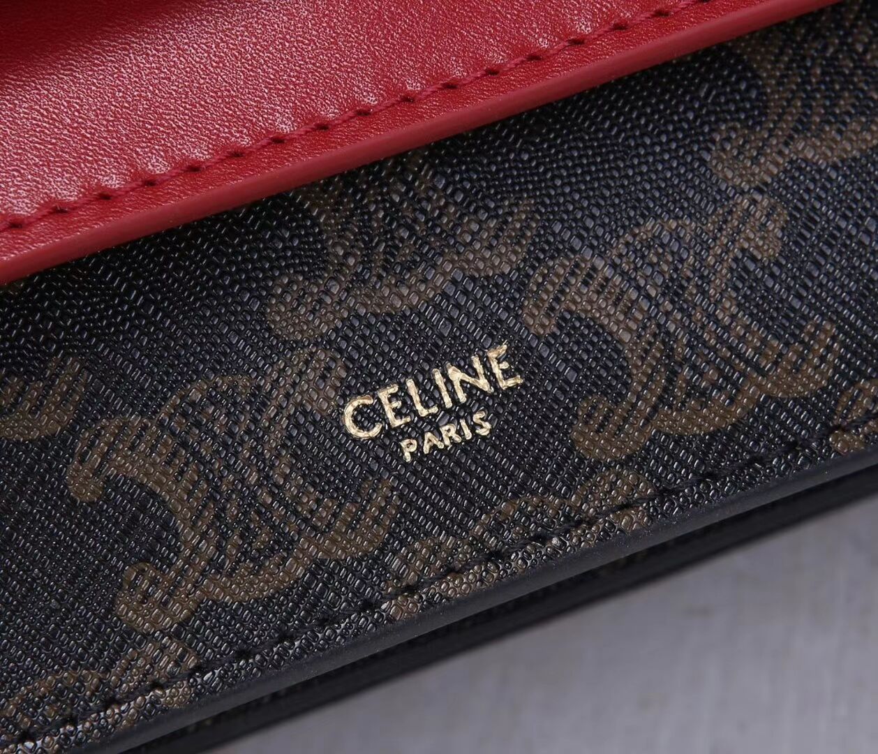 Celine COATED CANVAS CL00852 red