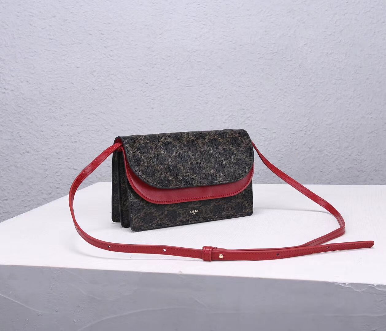 Celine COATED CANVAS CL00852 red