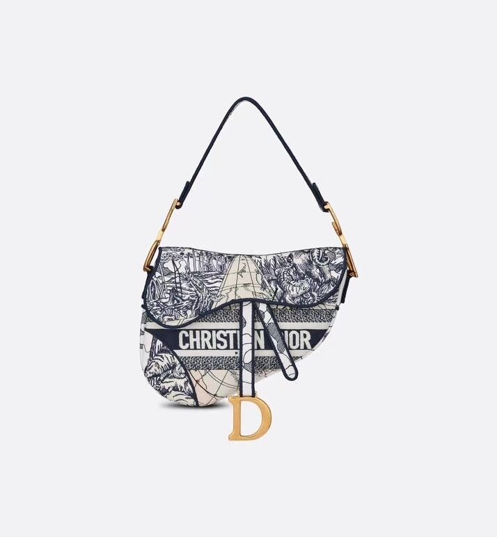 SADDLE BAG Dior Embroidery D2456E