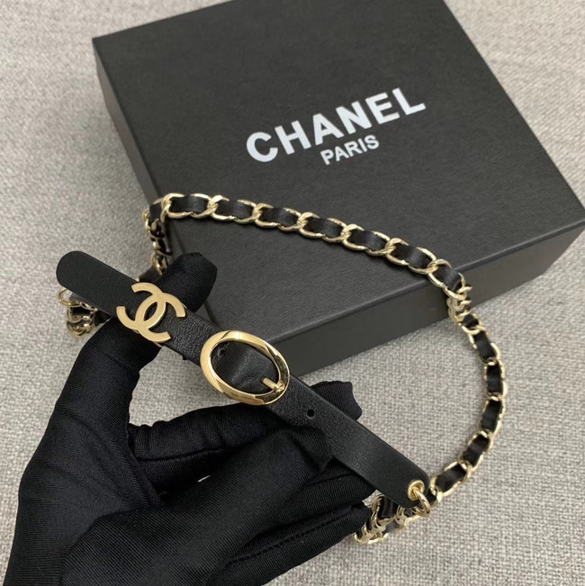 Chanel Original Calf Leather 2.0CM 3600 black