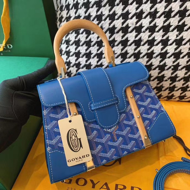 Goyard mini saigon tote bag 55632 blue