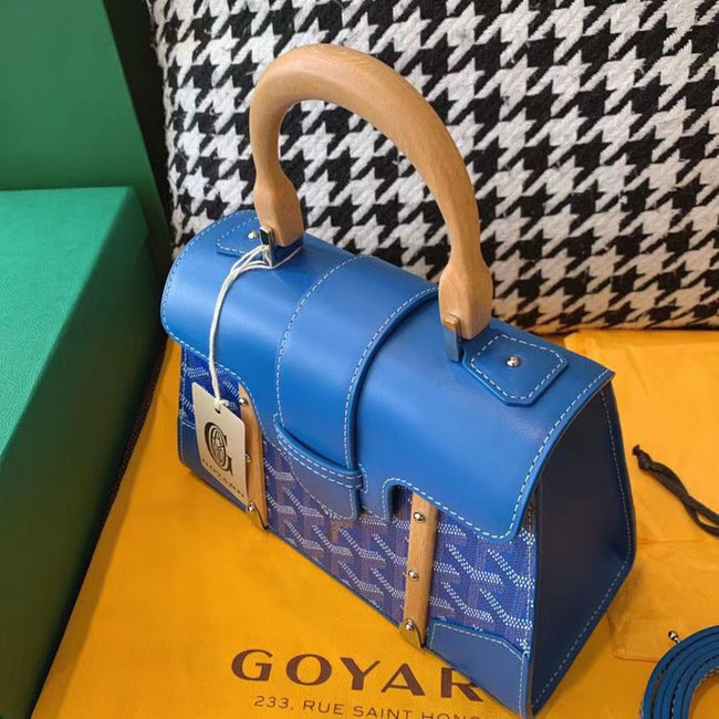 Goyard mini saigon tote bag 55632 blue