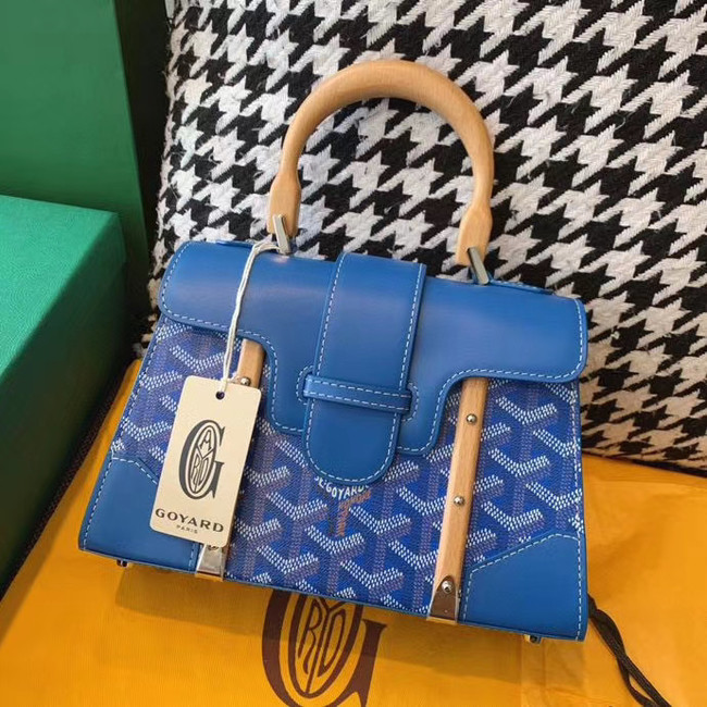 Goyard mini saigon tote bag 55632 blue