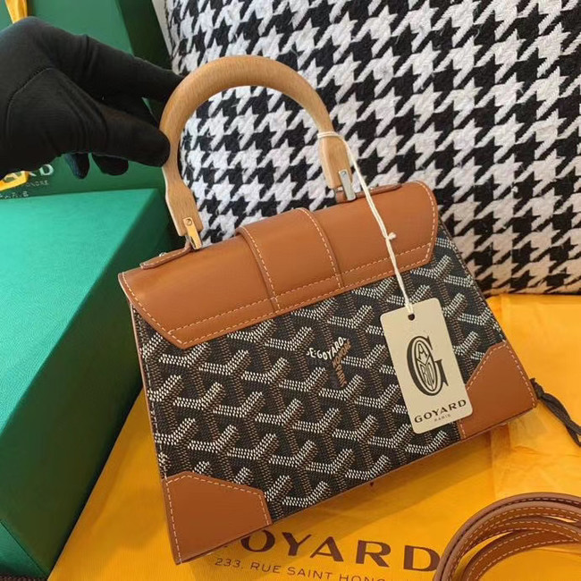 Goyard mini saigon tote bag 55632 brown