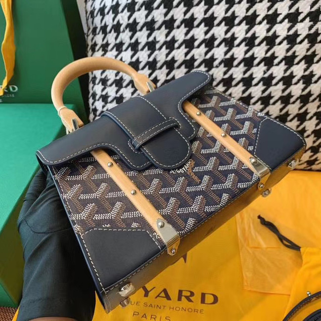 Goyard mini saigon tote bag 55632 dark blue